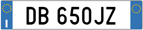 Truck License Plate